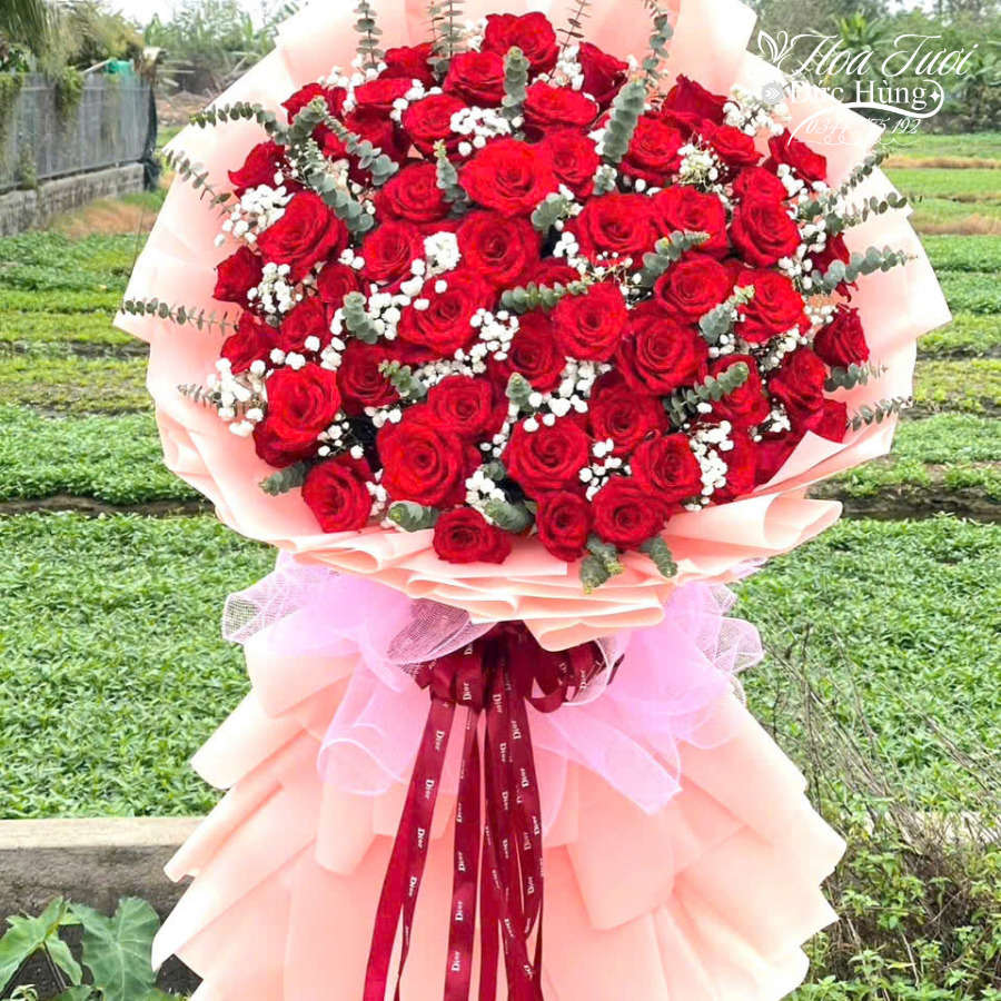 Bó Hoa Hồng Đỏ To Đẹp